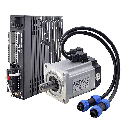 AU On Sale - T6 Series 400W AC Servo Motor Kit 3000rpm 1.27Nm 17-Bit Encoder IP65 - AU-T6-RS400H2A3-M17S | StepperOnline CA AU On Sale - T6 Series 400W AC Servo Motor Kit 3000rpm 1.27Nm 17-Bit Encoder IP65 - AU-T6-RS400H2A3-M17S | StepperOnline CA