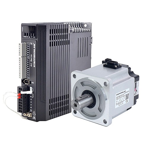 T6 Series 750W AC Servo Motor Kit 3000rpm 2.39Nm 23-Bit Encoder IP67 - T6-RS750H2A1-M23 | StepperOnline CA