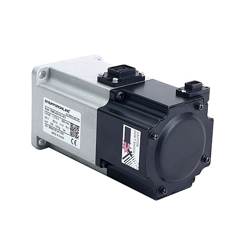 T6 Series 400W AC Servo Motor Kit 3000rpm 1.27Nm w/ Brake 23-Bit Encoder IP67 - T6-RS400H2B1-M23 | StepperOnline CA