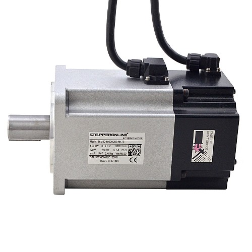 T6 Series 1000W AC Servo Motor Kit 3000rpm 3.19Nm w/ Brake 17-Bit Encoder IP65 - T6-RS1000H2B3-M17S | StepperOnline CA