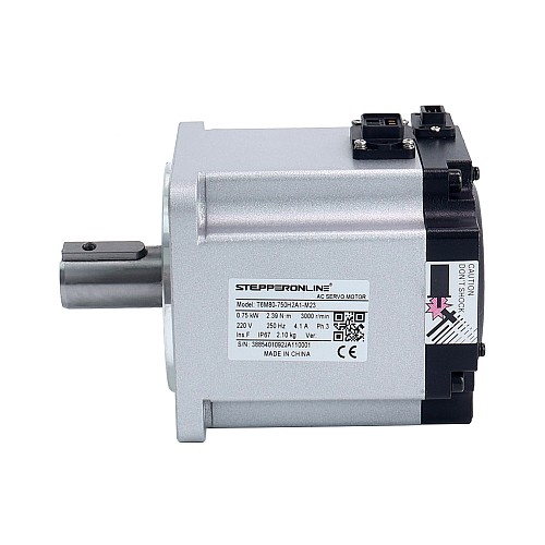 T6 Series 750W AC Servo Motor Kit 3000rpm 2.39Nm 23-Bit Encoder IP67 - T6-RS750H2A1-M23 | StepperOnline CA