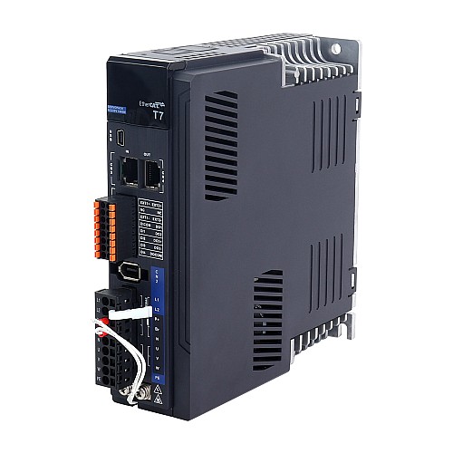 T7 Series EtherCAT 1000W AC Servo Motor Kit 3000rpm 3.18Nm 23-Bit Encoder IP67 - T7-EC1000H2A1-M23 | StepperOnline CA T7 Series EtherCAT 1000W AC Servo Motor Kit 3000rpm 3.18Nm 23-Bit Encoder IP67 - T7-EC1000H2A1-M23 | StepperOnline CA