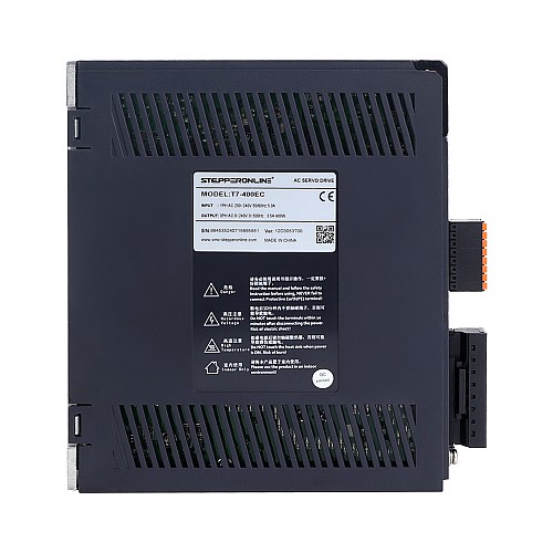 T7 Series EtherCAT 400W AC Servo Motor Kit 3000rpm 1.27Nm w/ Brake 23-Bit Encoder IP67 - T7-EC400H2B1-M23 | StepperOnline CA T7 Series EtherCAT 400W AC Servo Motor Kit 3000rpm 1.27Nm w/ Brake 23-Bit Encoder IP67 - T7-EC400H2B1-M23 | StepperOnline CA