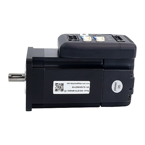 400W Integrated DC Servo Motor 1.27Nm(179.85oz.in) 3000rpm 24-60VDC with Modbus RS485 - iSV2-57TR-48V400A | StepperOnline CA