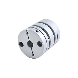 10mm - 14mm Flexible Double Disc Coupling 44x50mm CNC Stepper Motor Shaft Coupler