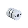 10mm - 14mm Flexible Double Disc Coupling 44x50mm CNC Stepper Motor Shaft Coupler - MP4450-10-14 | StepperOnline CA