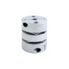10mm - 14mm Flexible Double Disc Coupling 44x50mm CNC Stepper Motor Shaft Coupler - MP4450-10-14 | StepperOnline CA