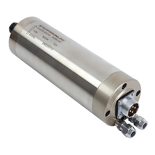 CNC Spindle Motor Water Cooled 110V 800W 24000RPM 400Hz ER11 Collet - GDZ65-800A4 | StepperOnline CA CNC Spindle Motor Water Cooled 110V 800W 24000RPM 400Hz ER11 Collet - GDZ65-800A4 | StepperOnline CA
