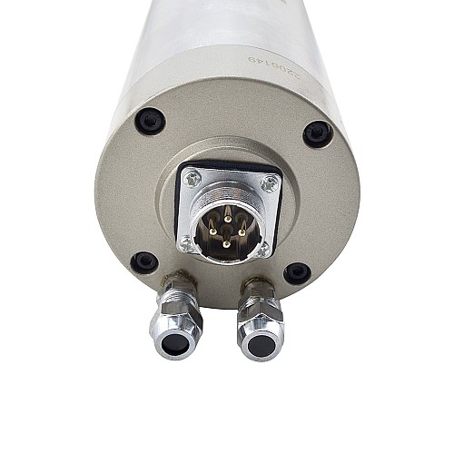 Spindle Motor Water Cooled 220V 1.5KW 24000RPM 400Hz ER11 Collet Wood Engraving Milling Machine STEPPERONLINE CNC VFD Motor 220V AC Spindle - GDZ80-1.5B | StepperOnline CA