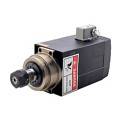 Square Spindle Motor Air Cooled 110V 1.5KW 24000RPM 400Hz ER20 Collet CNC Machine