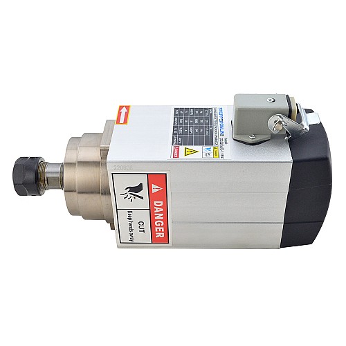 CNC Spindle Motor Air Cooled 220V 1.5KW 18000RPM 300Hz ER20 Collet - GDZ93x82-1.5B4 | StepperOnline CA CNC Spindle Motor Air Cooled 220V 1.5KW 18000RPM 300Hz ER20 Collet - GDZ93x82-1.5B4 | StepperOnline CA