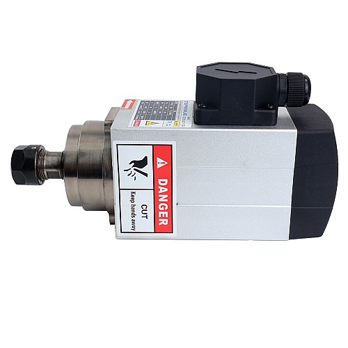 CNC Spindle Motor Air Cooled 380V 1.5KW 18000RPM 300Hz ER20 Collet - GDZ93x82-1.5C4 | StepperOnline CA