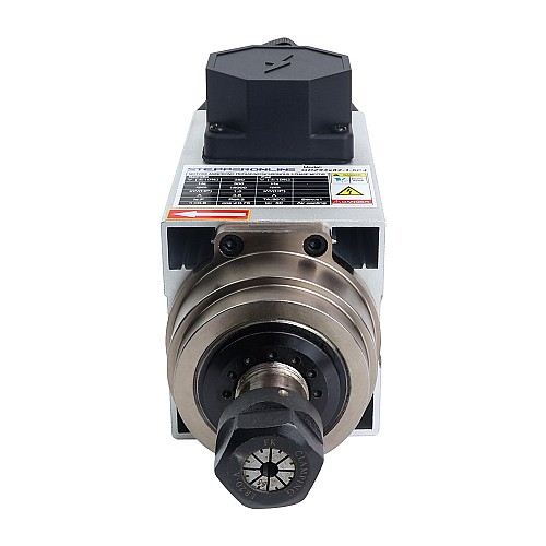 CNC Spindle Motor Air Cooled 380V 1.5KW 18000RPM 300Hz ER20 Collet - GDZ93x82-1.5C4 | StepperOnline CA