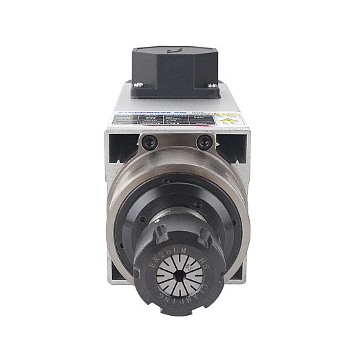 CNC Spindle Motor Air Cooled 380V 2.2KW 18000RPM 300Hz ER25 Collet - GDZ93x82-2.2C4 | StepperOnline CA