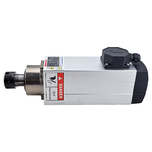 CNC Spindle Motor Air Cooled 380V 3.5KW 18000RPM 300Hz ER25 Collet - GDZ93x82-3.5C4 | StepperOnline CA CNC Spindle Motor Air Cooled 380V 3.5KW 18000RPM 300Hz ER25 Collet - GDZ93x82-3.5C4 | StepperOnline CA