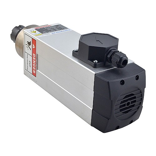 CNC Spindle Motor Air Cooled 380V 3.5KW 18000RPM 300Hz ER25 Collet - GDZ93x82-3.5C4 | StepperOnline CA CNC Spindle Motor Air Cooled 380V 3.5KW 18000RPM 300Hz ER25 Collet - GDZ93x82-3.5C4 | StepperOnline CA