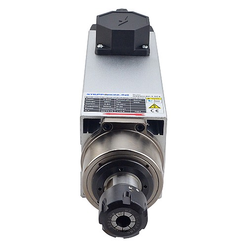 CNC Spindle Motor Air Cooled 380V 3.5KW 18000RPM 300Hz ER25 Collet - GDZ93x82-3.5C4 | StepperOnline CA CNC Spindle Motor Air Cooled 380V 3.5KW 18000RPM 300Hz ER25 Collet - GDZ93x82-3.5C4 | StepperOnline CA