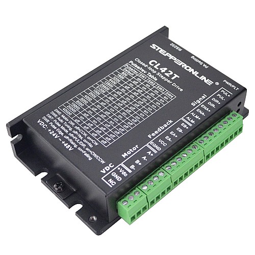 Closed Loop Stepper Driver 0-3.0A 24-48VDC for Nema 11, 14, 17 Stepper Motor - CL42T | StepperOnline CA