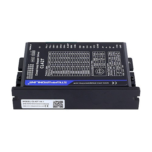 Closed Loop Stepper Driver V4.1 0-3.0A 24-48VDC for Nema 11, 14, 17 Stepper Motor - CL42T-V41 | StepperOnline CA Closed Loop Stepper Driver V4.1 0-3.0A 24-48VDC for Nema 11, 14, 17 Stepper Motor - CL42T-V41 | StepperOnline CA