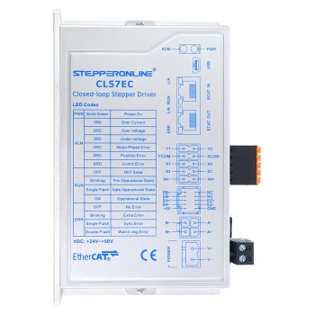 Y Series EtherCAT Closed Loop Stepper Driver 0-7.2A 24-50VDC for Nema 17, 23, 24 Stepper Motor