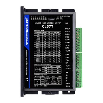 Closed Loop Stepper Driver V4.1 0-8.0A 24-48VDC for Nema 17, 23, 24 Stepper Motor Closed Loop Stepper Driver V4.1 0-8.0A 24-48VDC for Nema 17, 23, 24 Stepper Motor