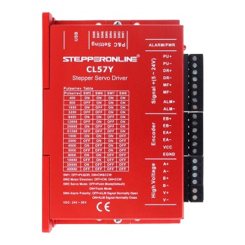 Y Series Closed Loop Stepper Driver 0-7.0A 24-50VDC for Nema 17, 23, 24 Stepper Motor