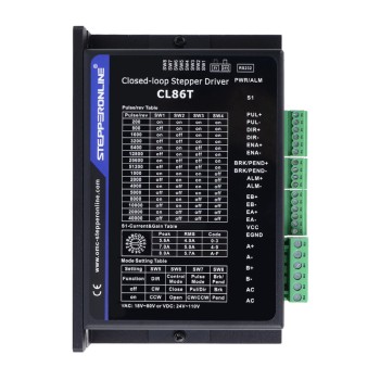 Closed Loop Stepper Driver V4.1 0-8.0A 18-80VAC/24-110VDC for Nema 34 Stepper Motor