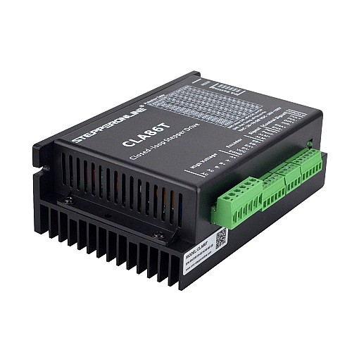 Closed Loop Stepper Driver 0-8.2A 30-100VDC/20-70VAC for Nema 34 Stepper Motor - CLA86T | StepperOnline CA Closed Loop Stepper Driver 0-8.2A 30-100VDC/20-70VAC for Nema 34 Stepper Motor - CLA86T | StepperOnline CA