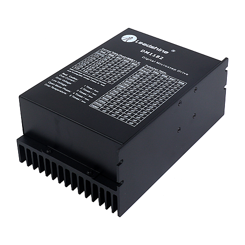 Digital Stepper Driver 0.5-8.2A 80-150VAC for Nema 34, 42 Stepper Motor - DM1182T | StepperOnline CA Digital Stepper Driver 0.5-8.2A 80-150VAC for Nema 34, 42 Stepper Motor - DM1182T | StepperOnline CA