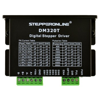 Digital Stepper Driver 0.3-2.2A 10-30VDC for Nema 8, 11, 14, 16, 17 Stepper Motor Digital Stepper Driver 0.3-2.2A 10-30VDC for Nema 8, 11, 14, 16, 17 Stepper Motor