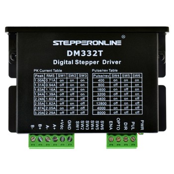 Digital Stepper Drive 1.0-3.2A 10-30VDC for Nema 17, 23 Stepper Motor Digital Stepper Drive 1.0-3.2A 10-30VDC for Nema 17, 23 Stepper Motor