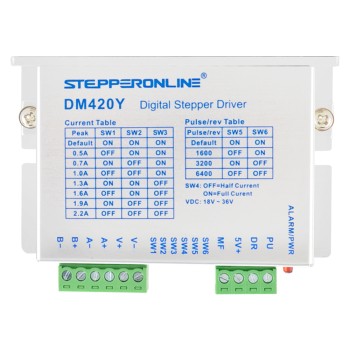 AU On Sale - Y Series Digital Stepper Driver 0.3-2.2A DC18V-36V for Nema 11, 14, 17 Stepper Motor