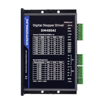 Stepper Motor Controller 2 Channels 1.0-8.4A 20-40VDC Speed Adjustable