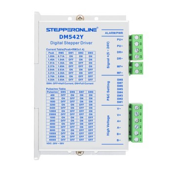 Y Series Digital Stepper Driver 1.0-4.2A DC20V-50V for Nema 17, 23, 24 Stepper Motor