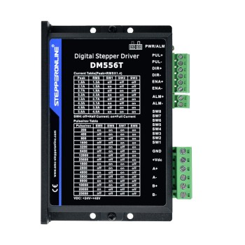 Digital Stepper Driver 1.8-5.6A 20-50VDC for Nema 23, 24, 34 Stepper Motor Digital Stepper Driver 1.8-5.6A 20-50VDC for Nema 23, 24, 34 Stepper Motor