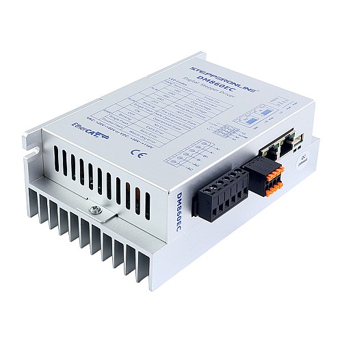 Y Series EtherCAT Digital Stepper Driver 0-8.5A 20-80VAC/30-110VDC for Nema 34 Stepper Motor - DM860EC | StepperOnline CA Y Series EtherCAT Digital Stepper Driver 0-8.5A 20-80VAC/30-110VDC for Nema 34 Stepper Motor - DM860EC | StepperOnline CA