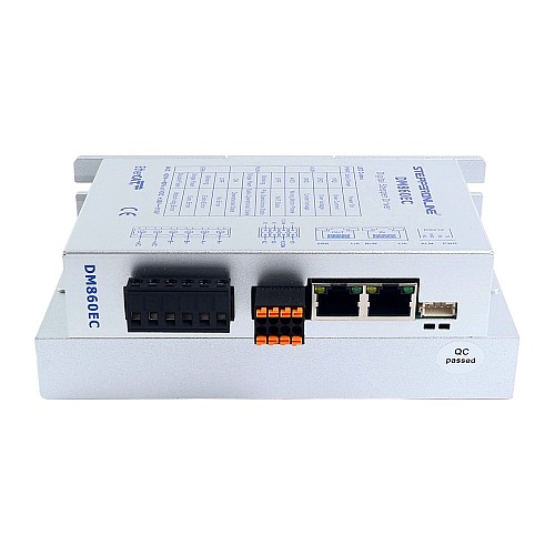Y Series EtherCAT Digital Stepper Driver 0-8.5A 20-80VAC/30-110VDC for Nema 34 Stepper Motor - DM860EC | StepperOnline CA Y Series EtherCAT Digital Stepper Driver 0-8.5A 20-80VAC/30-110VDC for Nema 34 Stepper Motor - DM860EC | StepperOnline CA