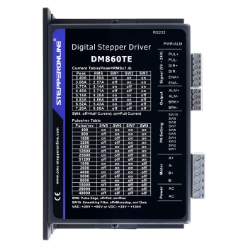 TE Series Digital Stepper Driver 2.4-7.2A 20-80VAC/30-100VDC for Nema 34 Motor