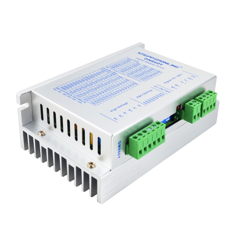 Y Series Digital Stepper Driver 2.4-7.2A AC18V-80V/DC 36V-110V for Nema 34 Motor - DM860Y | StepperOnline CA