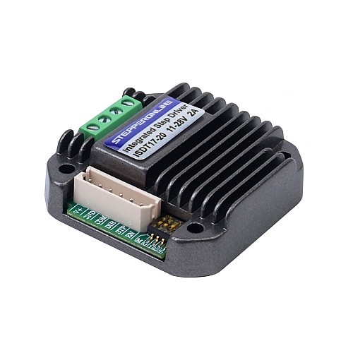 Integrated Stepper Motor Driver 0.6-2.0A 11-28VDC Ultra-silent Version for NEMA 17 Stepper Motor - ISDT17-20 | StepperOnline CA