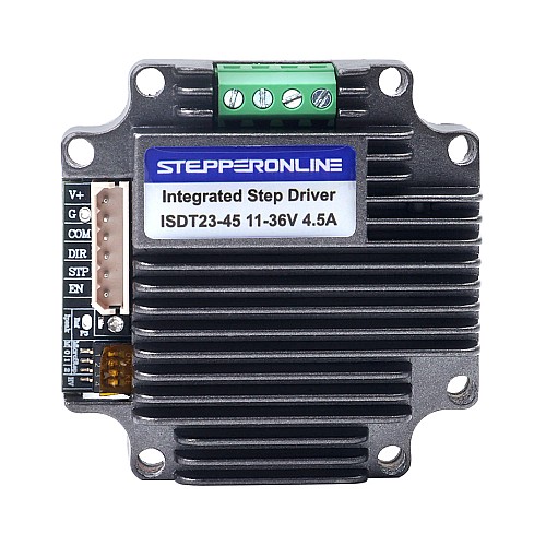 Integrated Stepper Motor Driver 1.0-4.5A 11-36VDC Low-noise for NEMA 23 Stepper Motor - ISDT23-45 | StepperOnline CA