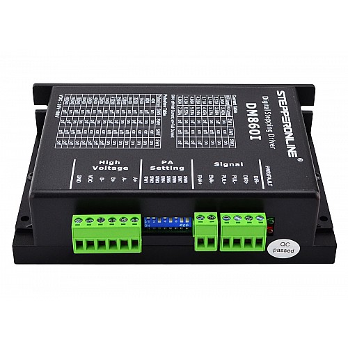 Digital Stepper Driver 2.4-7.2A 20-80VDC for Nema 34 Stepper Motor CNC Drive - DM860I | StepperOnline CA