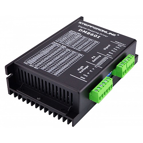 Digital Stepper Driver 2.4-7.2A 20-80VDC for Nema 34 Stepper Motor CNC Drive - DM860I | StepperOnline CA