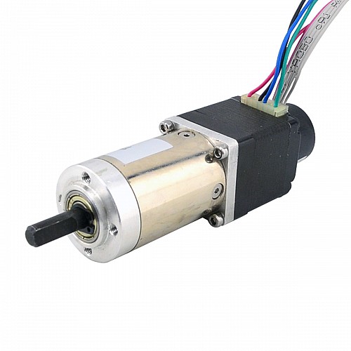 Nema 11 Closed-loop Geared Stepper L=31mm Gear Raio 100:1 Encoder 300PPR - 11HS12-0674D-PG100-E22-300 | StepperOnline CA Nema 11 Closed-loop Geared Stepper L=31mm Gear Raio 100:1 Encoder 300PPR - 11HS12-0674D-PG100-E22-300 | StepperOnline CA
