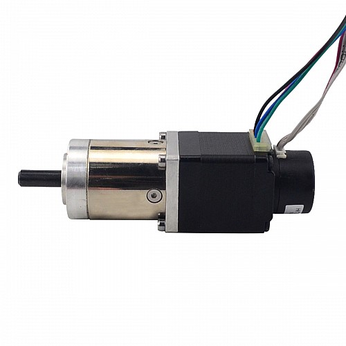 Nema 11 Closed-loop Geared Stepper L=31mm Gear Ratio 27:1 Encoder 300PPR - 11HS12-0674D-PG27-E22-300 | StepperOnline CA