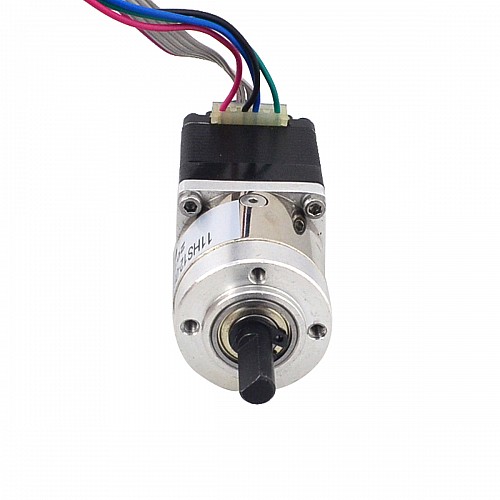 Nema 11 Closed-loop Geared Stepper L=31mm Gear Raio 5:1 Encoder 300PPR - 11HS12-0674D-PG5-E22-300 | StepperOnline CA