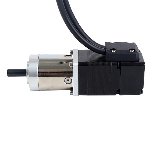 Nema 11 Closed-loop Geared Stepper L=32mm Gear Raio 27:1 Encoder 1000PPR(4000CPR) - 11HS12-1004D-E1000-PG27 | StepperOnline CA