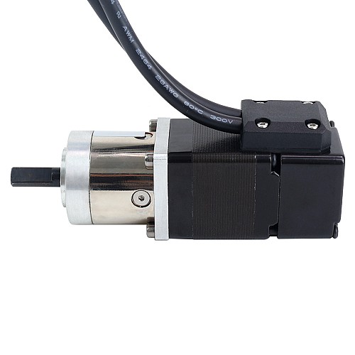 Nema 11 Closed-loop Geared Stepper L=32mm Gear Raio 5:1 Encoder 1000PPR(4000CPR) - 11HS12-1004D-E1000-PG5 | StepperOnline CA
