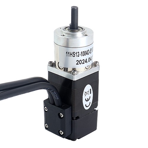 Nema 11 Closed-loop Geared Stepper L=32mm Gear Raio 5:1 Encoder 1000PPR(4000CPR) - 11HS12-1004D-E1000-PG5 | StepperOnline CA
