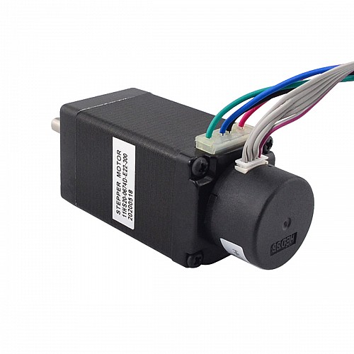 Nema 11 Closed Loop Stepper Motor 0.12Nm(16.99oz.in) Encoder 300PPR - 11HS20-0674D-E22-300 | StepperOnline CA